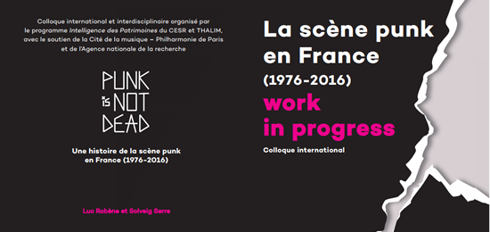 Colloque international "La scène punk en France (1976-2016) - work in progress"