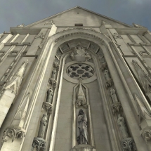 IMG_2002-site Détails de la façade des Roches Tranchelion après reconstitution.