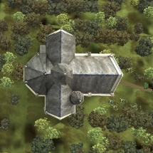 RT8-site-Halc Reconstitution des Roches Tranchelion vue d'en haut.