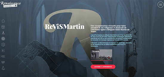 L'expérience ReViSMartin est en ligne sur le Renaissance Transmédia Lab > renaissance-transmedia-lab.fr