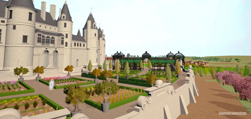 « Plongez au cœur des jardins d’un château de la Renaissance avec Montargis 3D ! » un article de My Loire Valley (4 mai 2021)